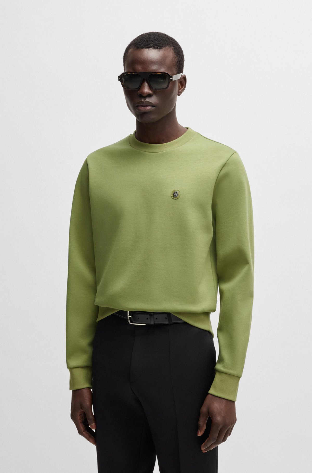 SWEATSHIRT WITH DOUBLE B MONOGRAM - 2