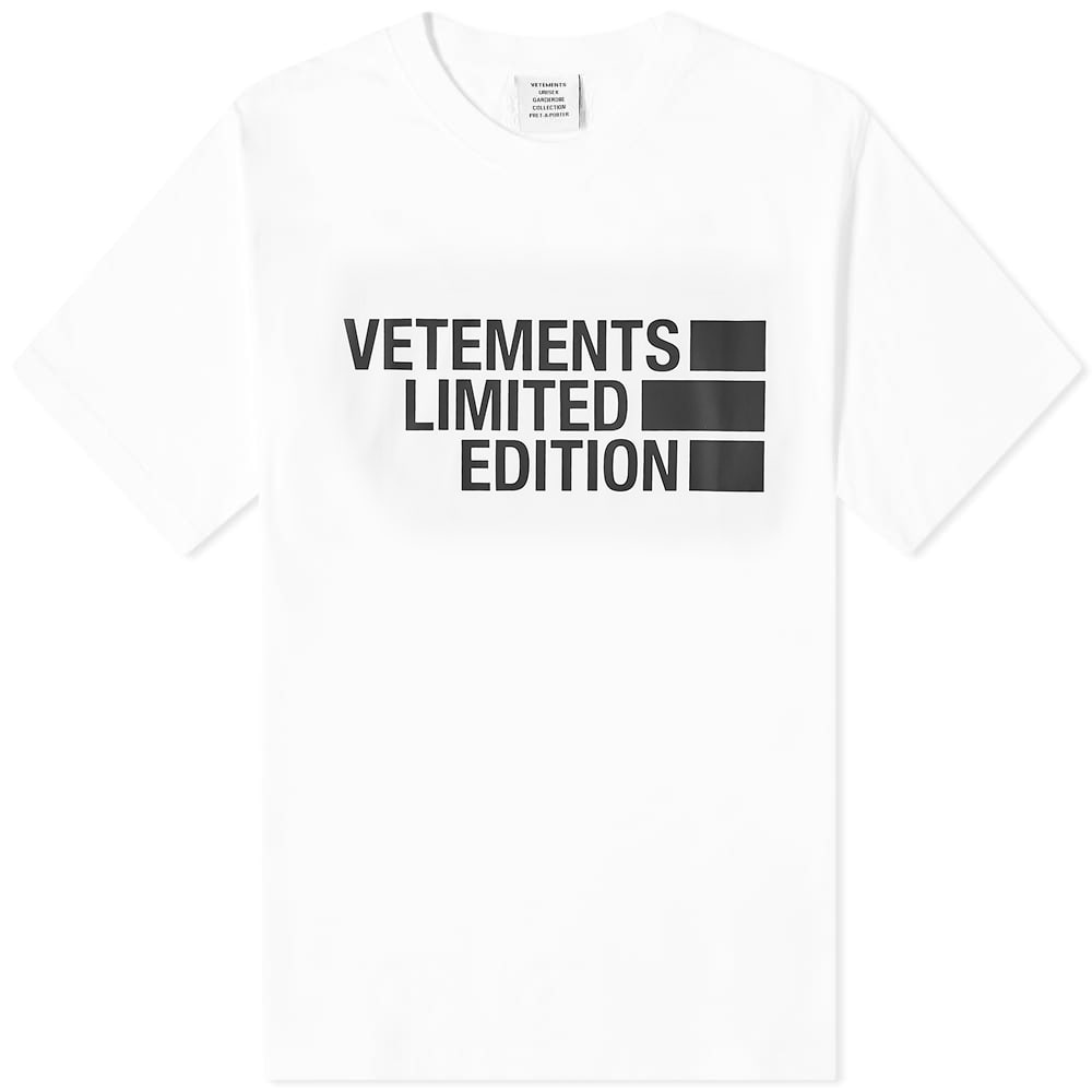 VETEMENTS Big Logo Limited Edition Tee - 1