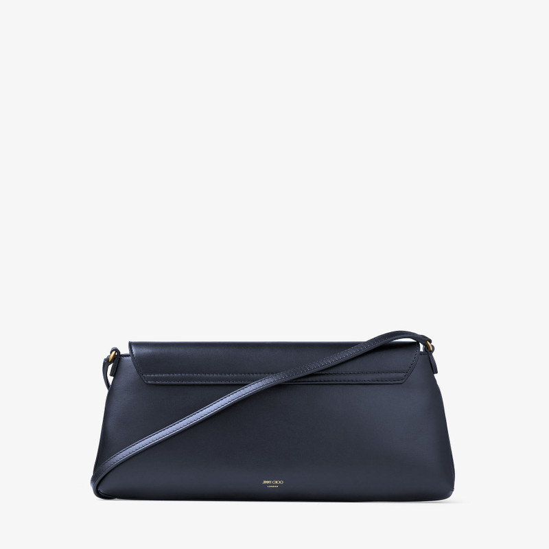 Diamond Shoulder East-West
Navy Shiny Calf Leather Shoulder Bag with Diamond Detail 3