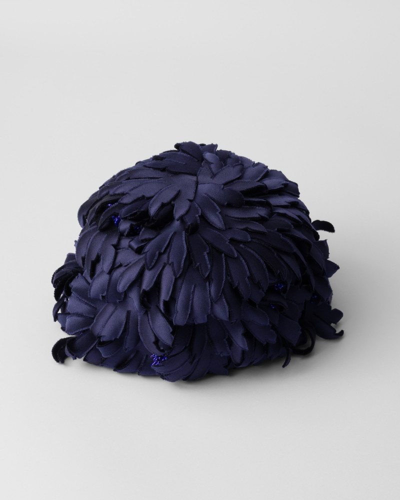 Satin and patent leather hat 3