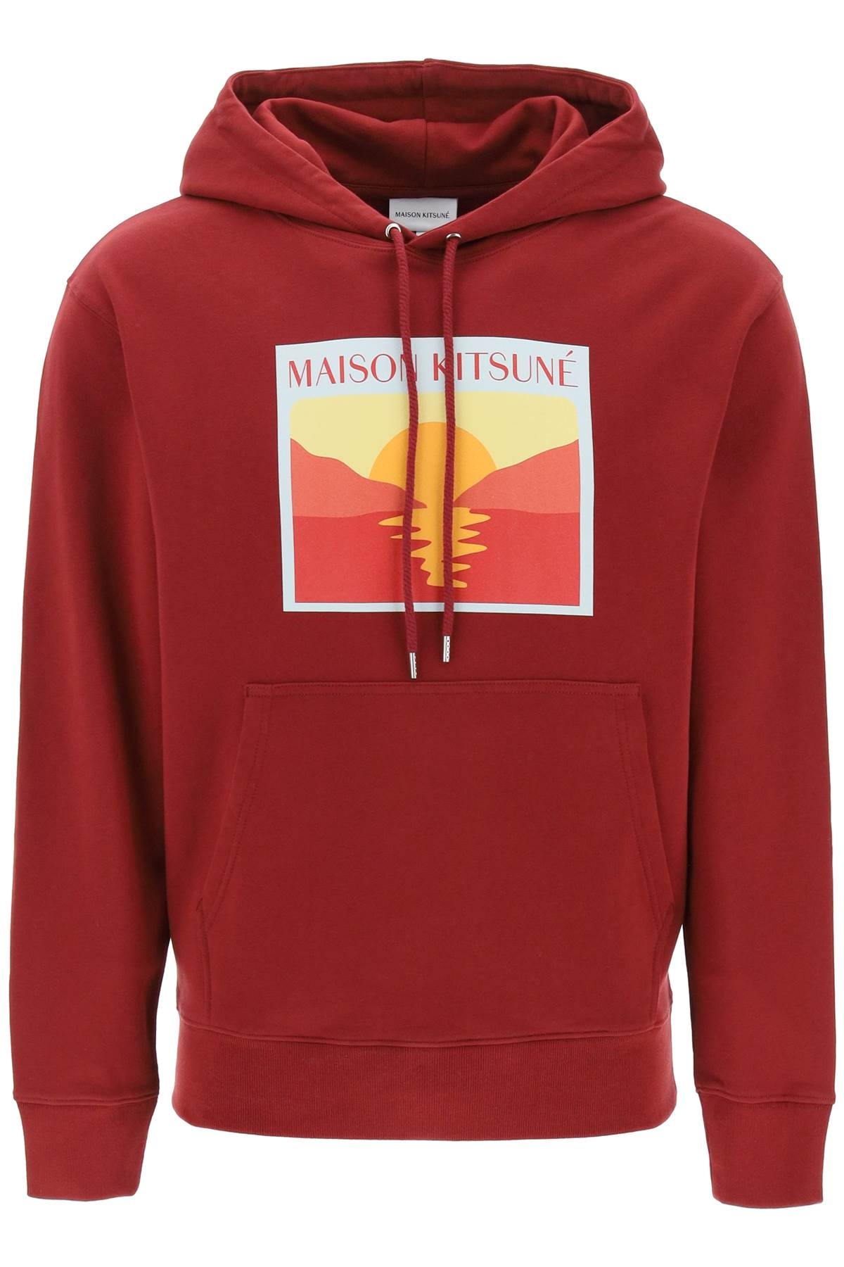 HOODED SWEATSHIRT WITH GRAPHIC PRINT - 1