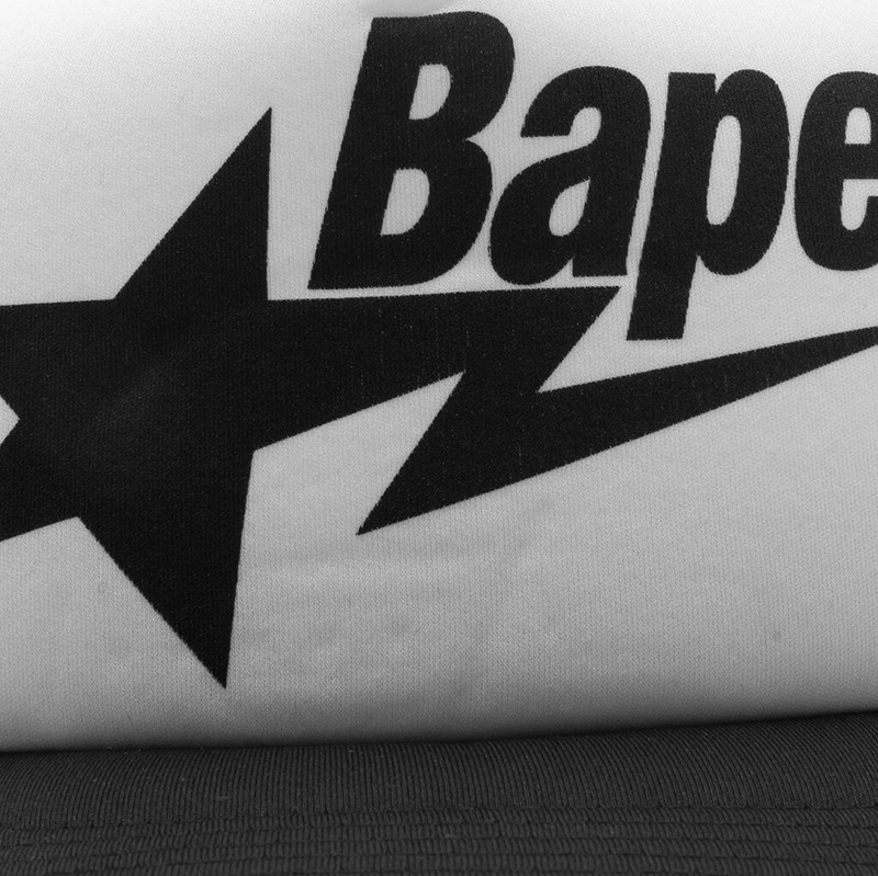 A BATHING APE® BAPE STA MESH CAP - BLACK outlook