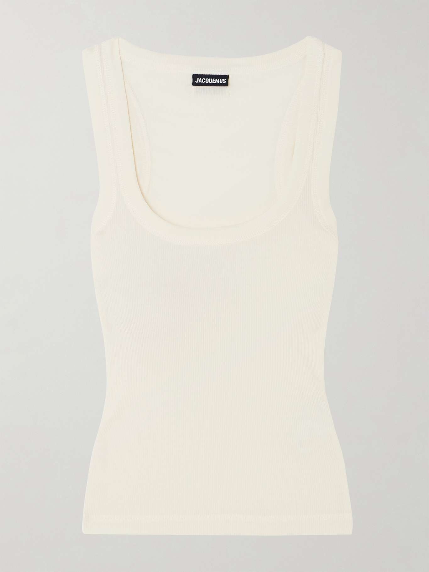 Le Debardeur ribbed cotton-jersey tank - 1