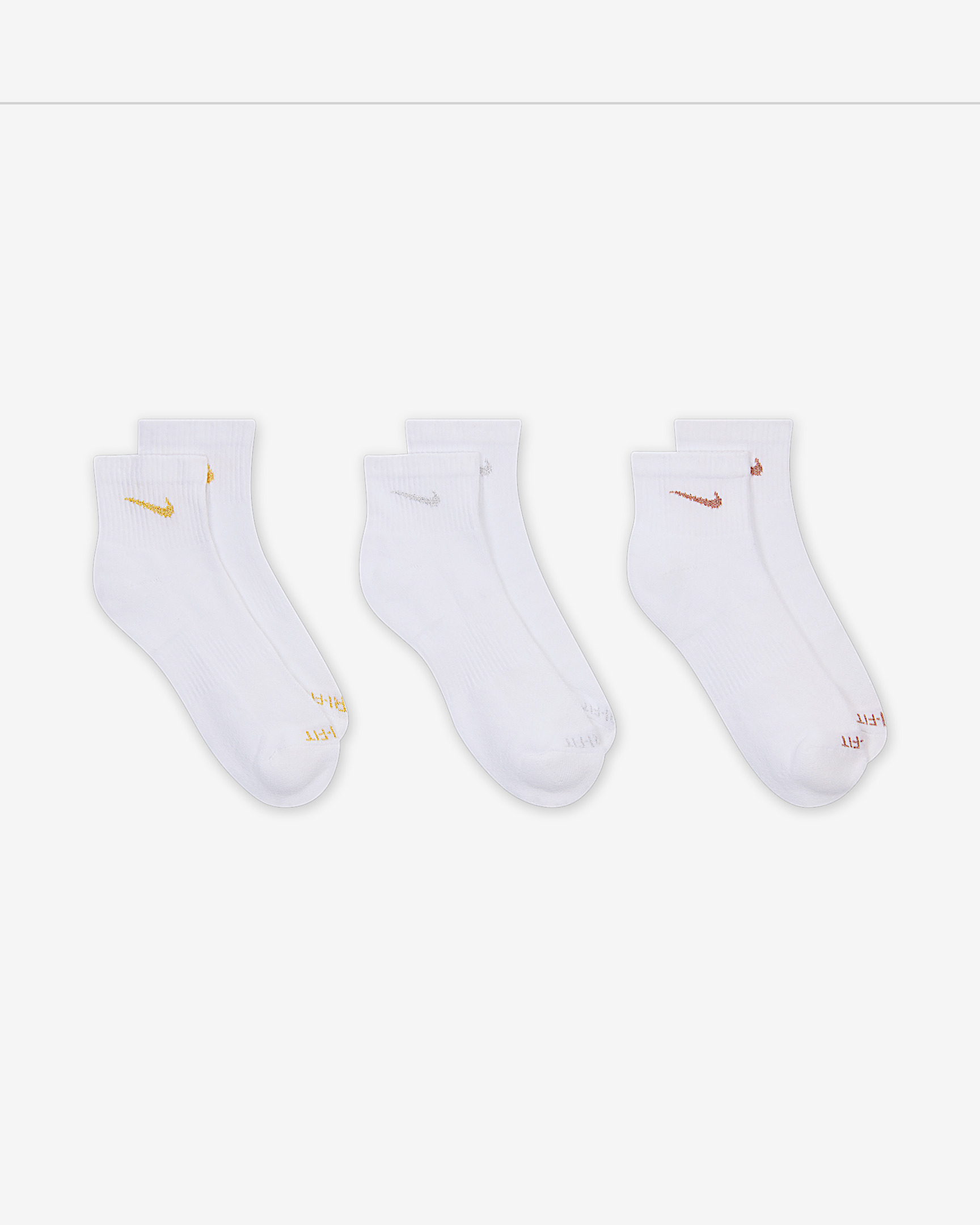 Nike Everyday Plus Cushioned Training Ankle Socks (3 Pairs) - 3