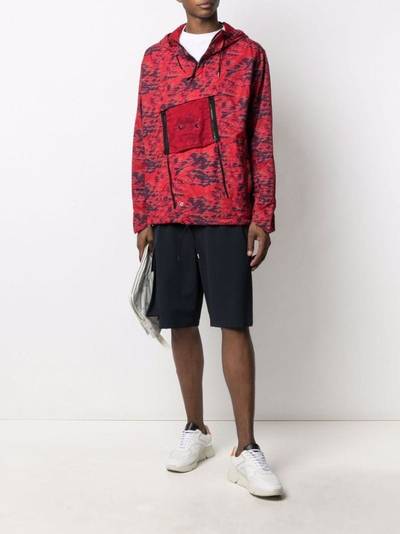 Stone Island Shadow Project abstract print hooded jacket outlook