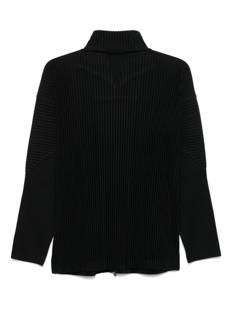 ISSEY MIYAKE plissé jacket outlook