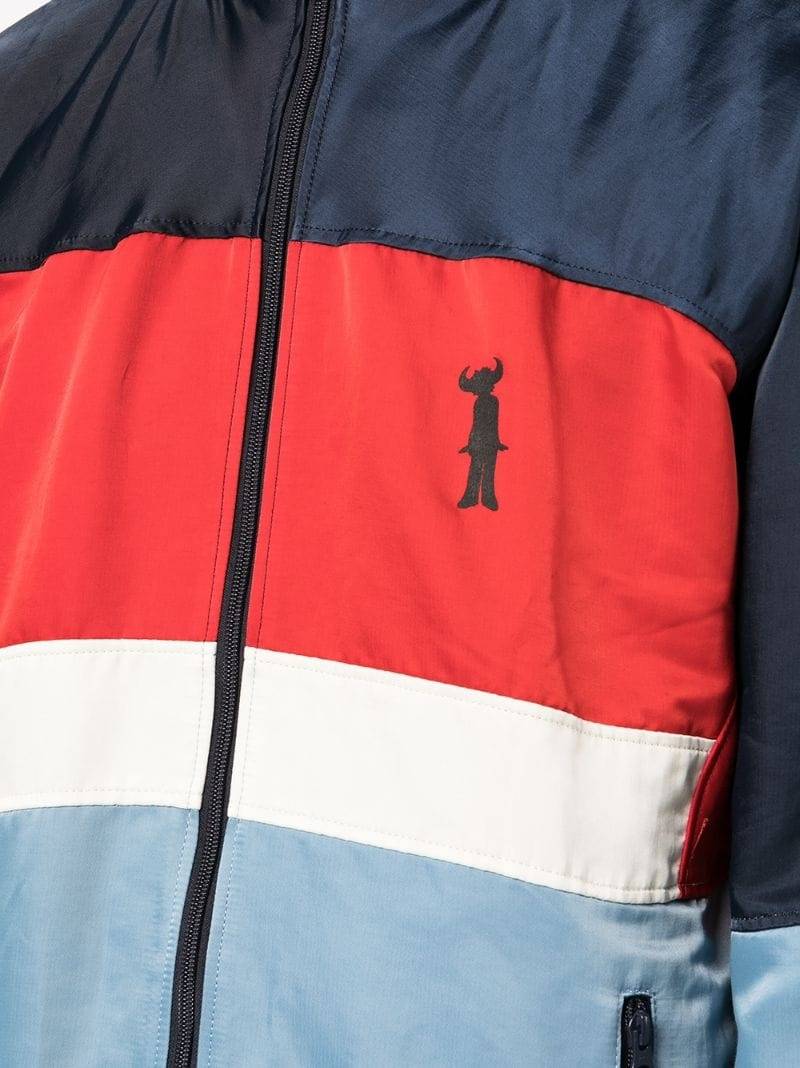 colour-block zip-up jacket 5
