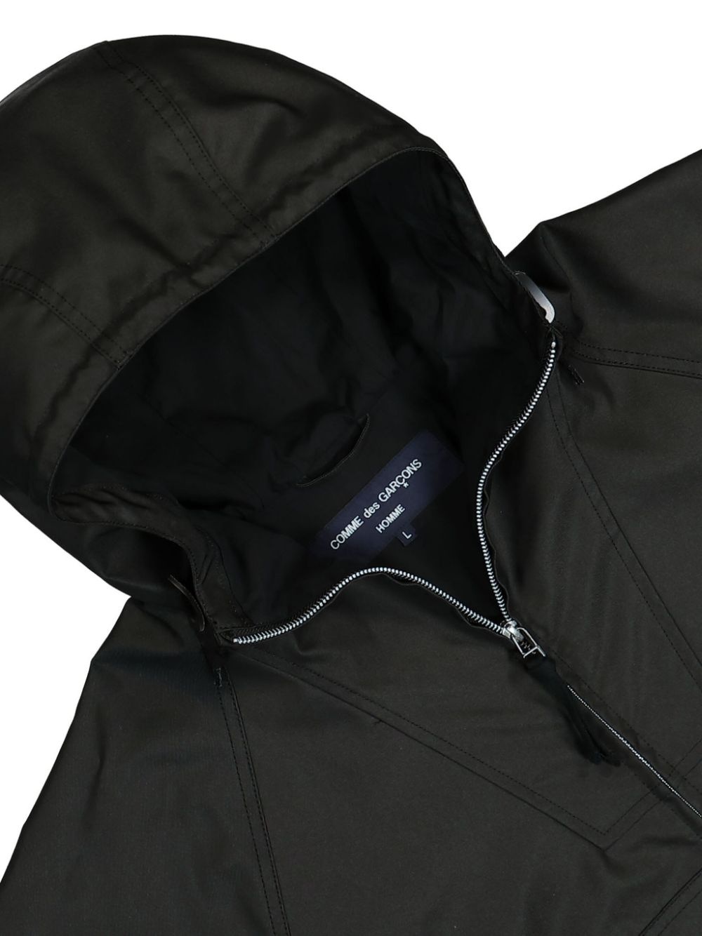 zip-up hooded jacket - 3