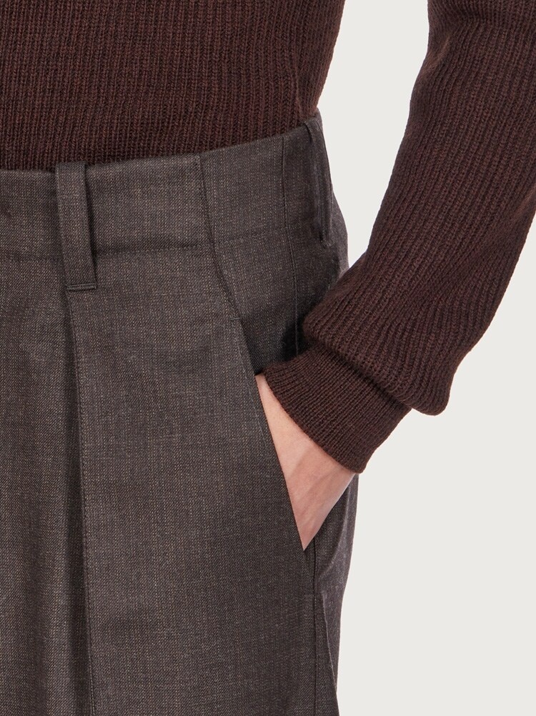 WIDE LEG TROUSER - 5
