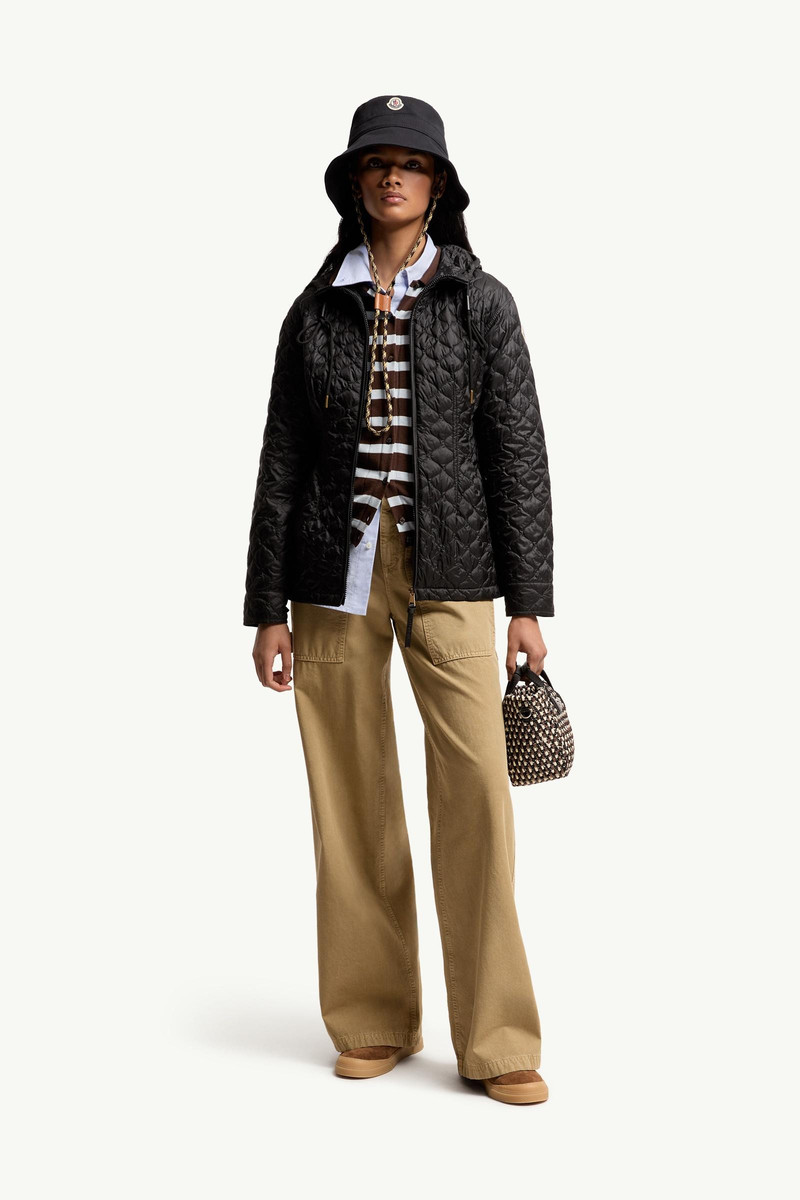 Moncler Arum Hooded Mid-Length Down Jacket outlook