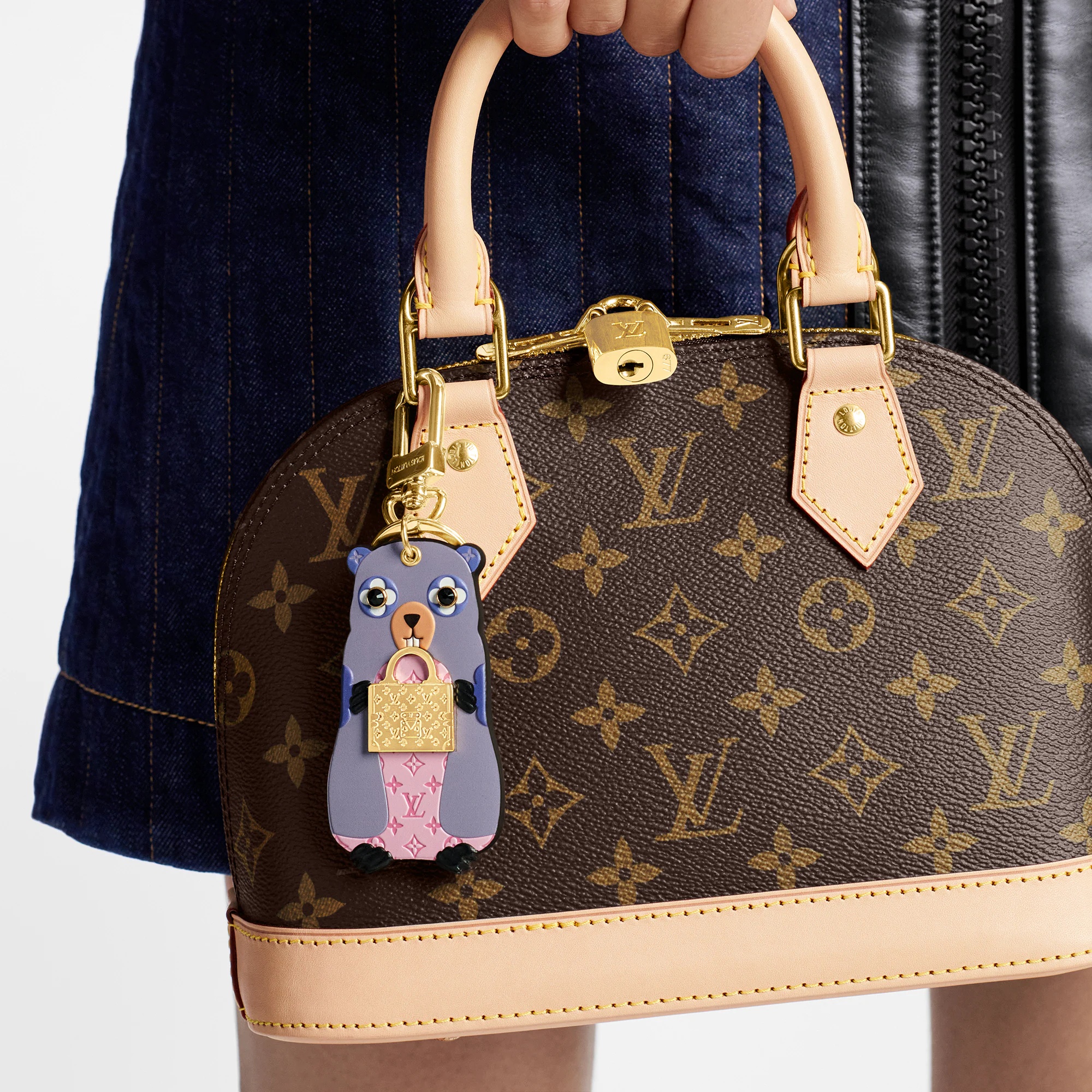 LV Marmott Keyring And Bag Charm - 3