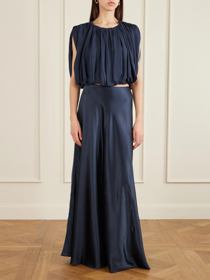 HEIRLOME Antonia Silk-satin Maxi Skirt outlook