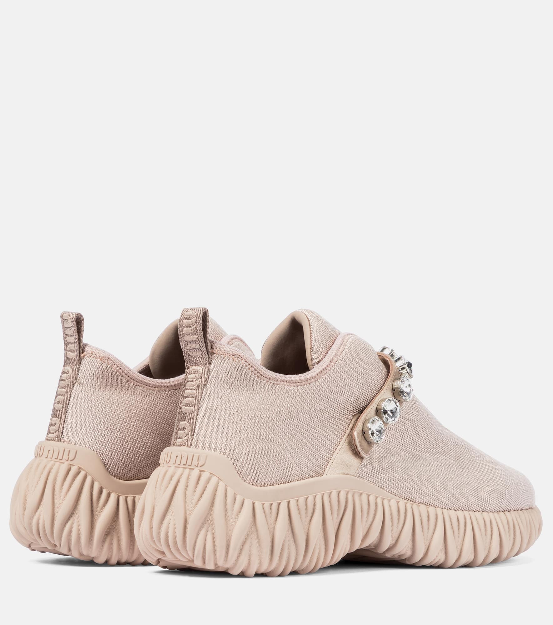 Embellished slip-on sneakers - 3