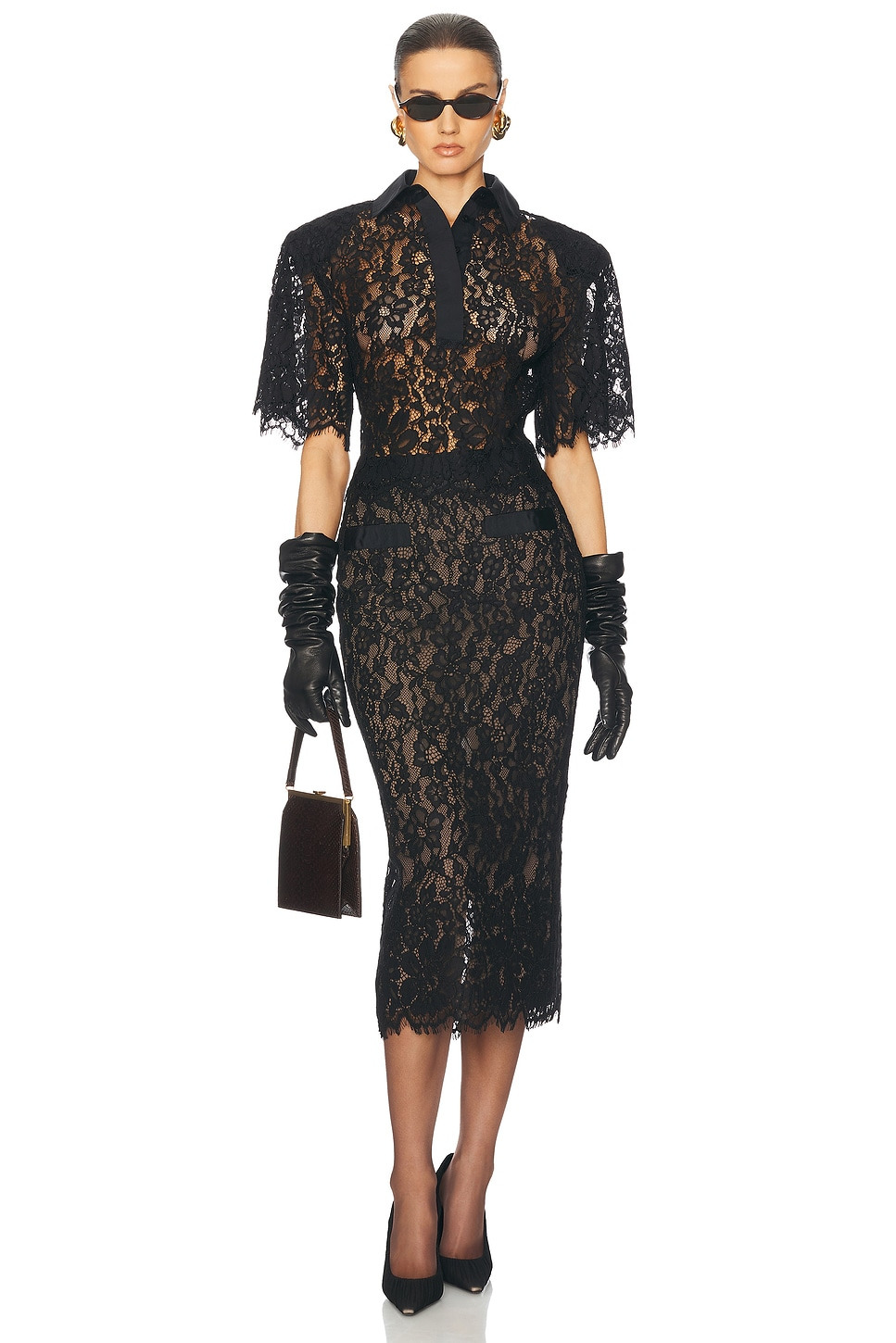The Lace Midi Skirt - 5