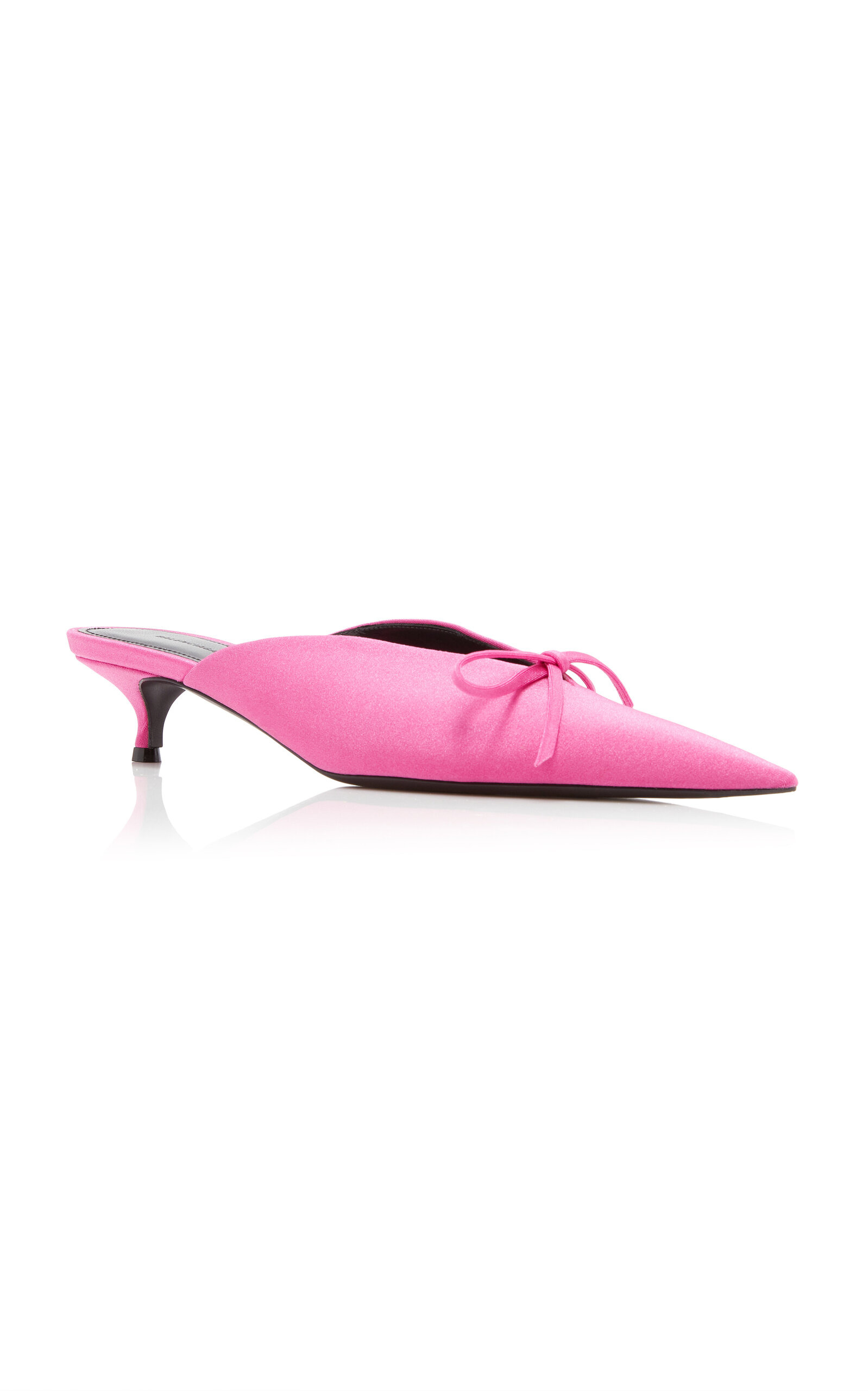 Knife Bow-Detailed Mules pink - 3