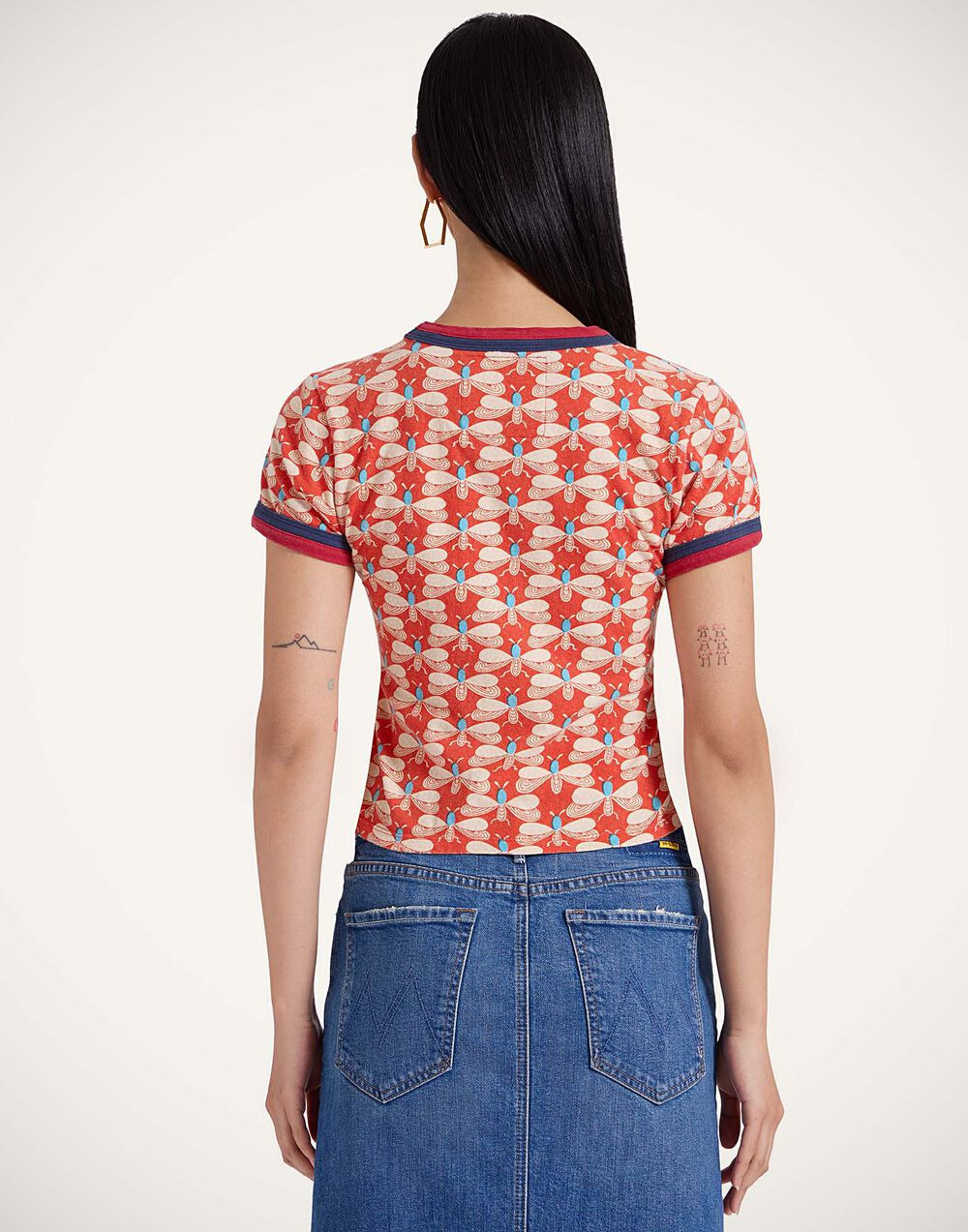 Itty Bitty Double Binding Ringer T-Shirt - 5