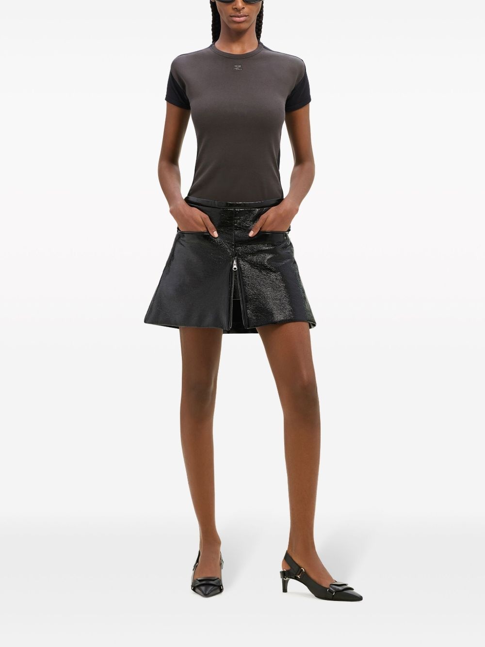 Contrast Frame cotton T-shirt - 2