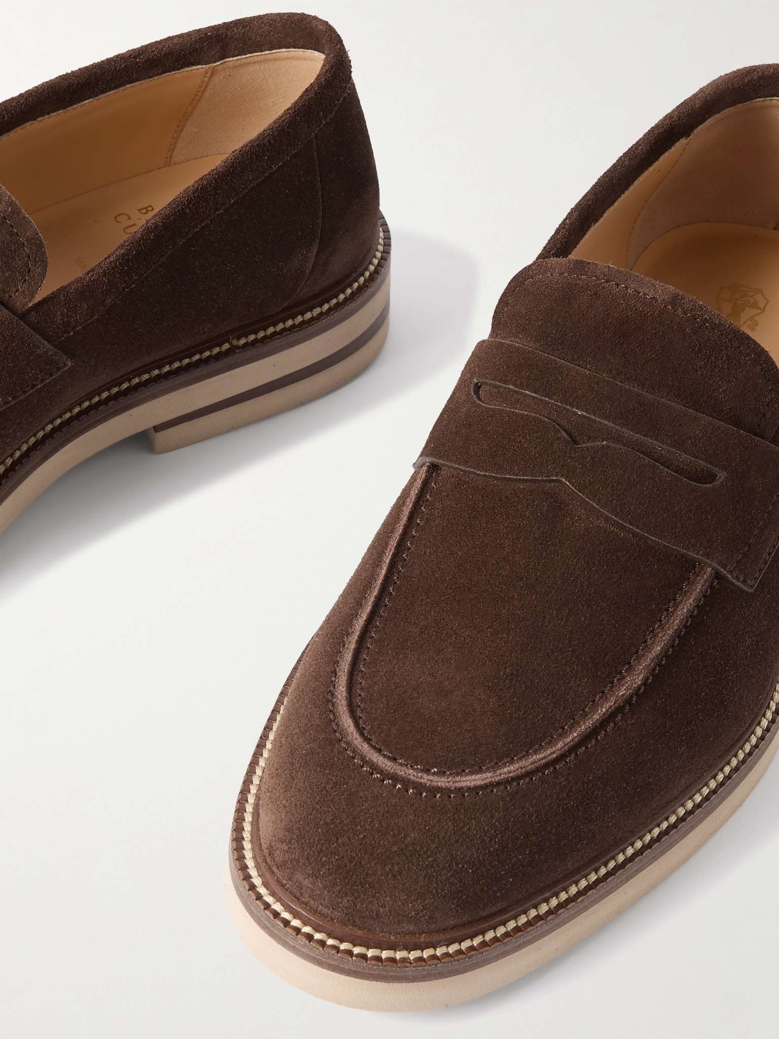 Suede Penny Loafers - 6
