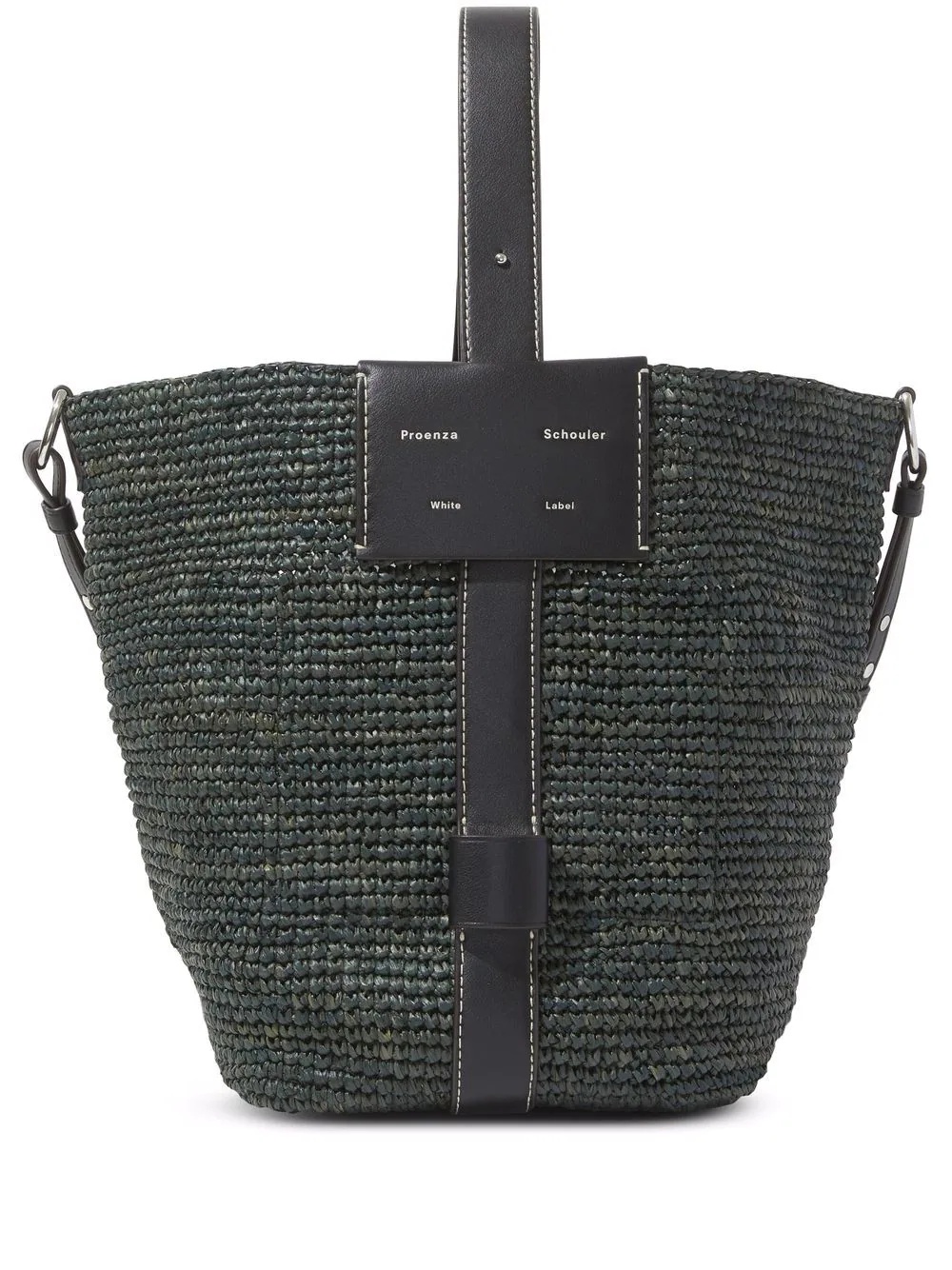 Sullivan raffia bucket bag - 1