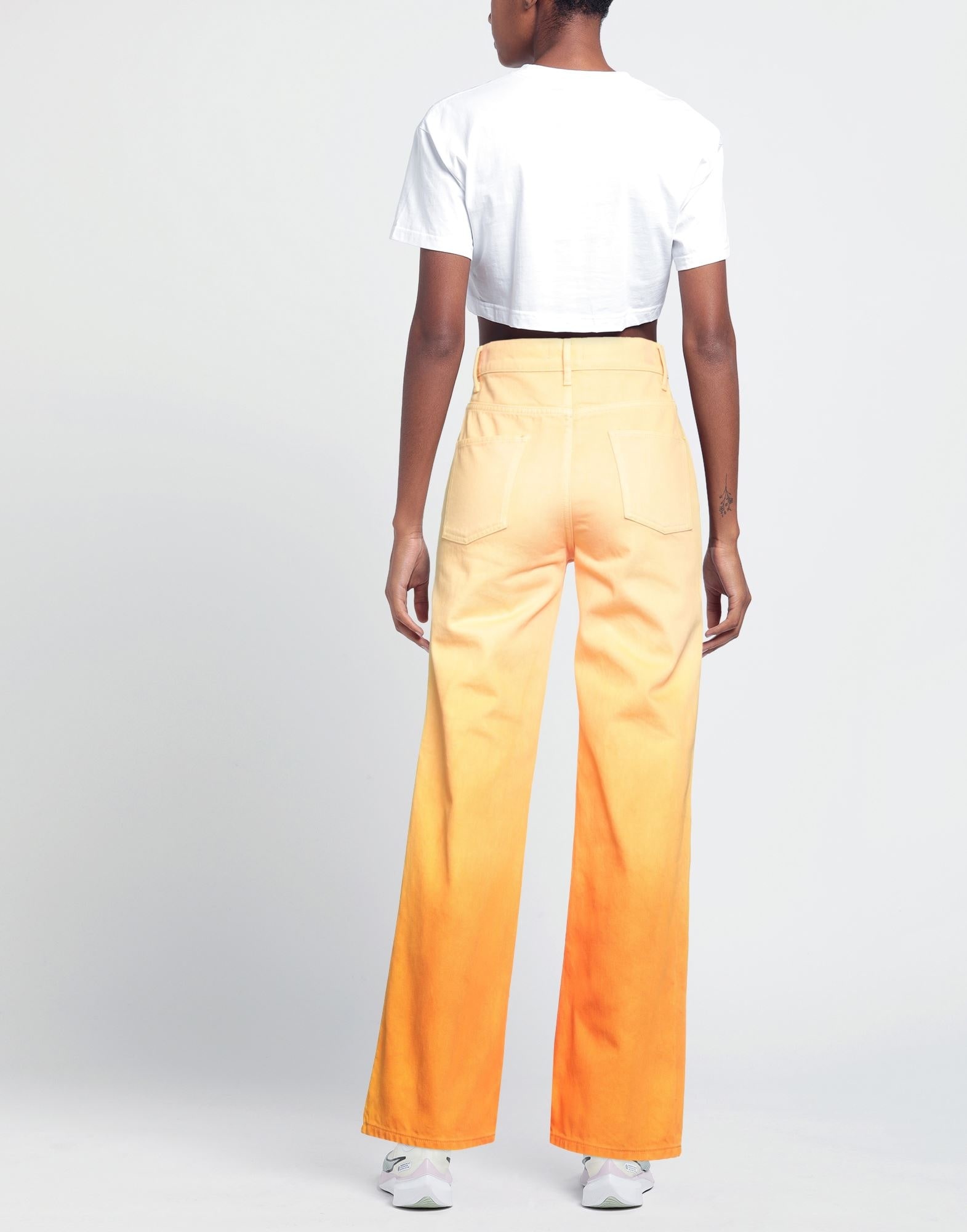 Orange Women's Denim Pants - 3
