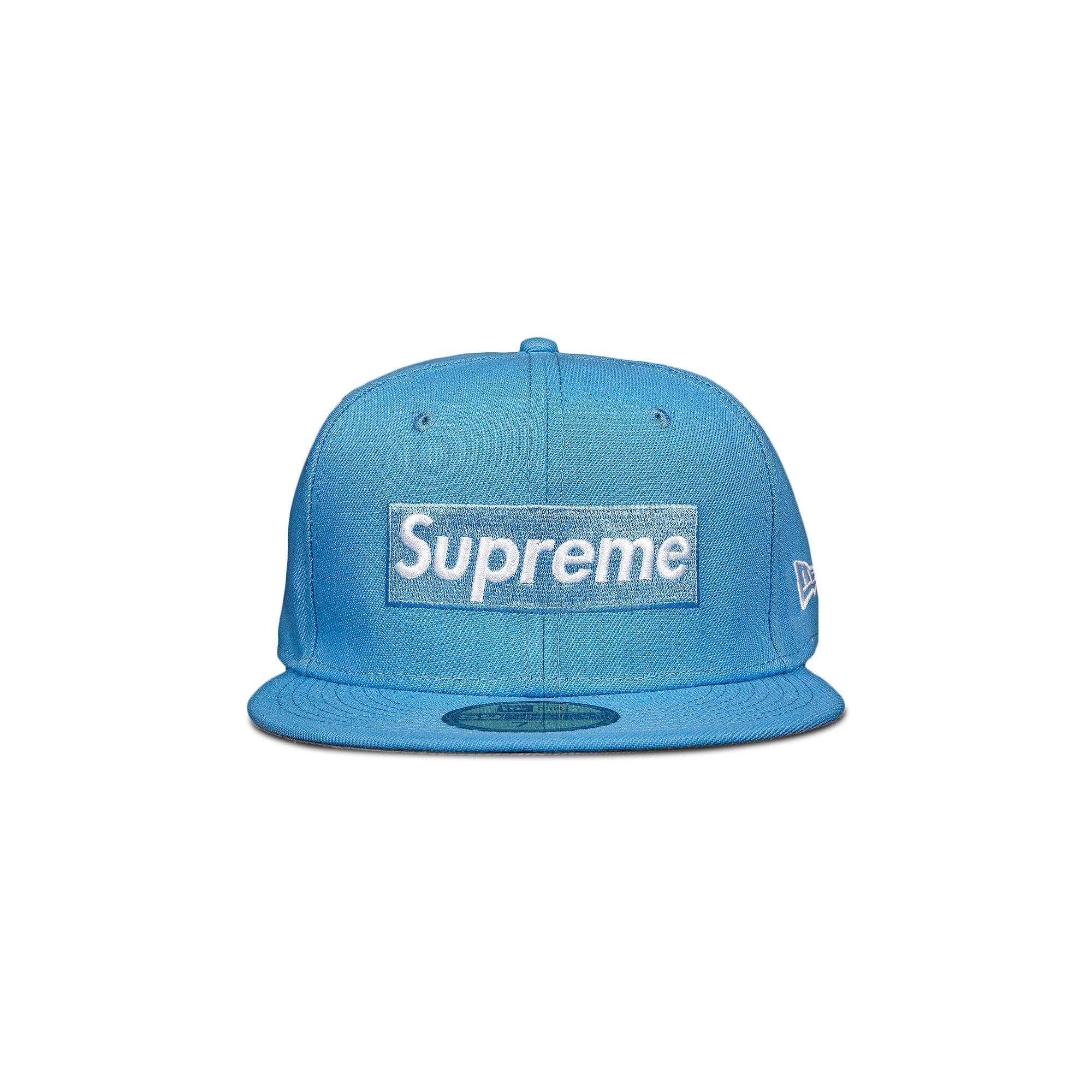 Supreme Supreme x New Era Champions Box Logo Hat 'Bright Blue