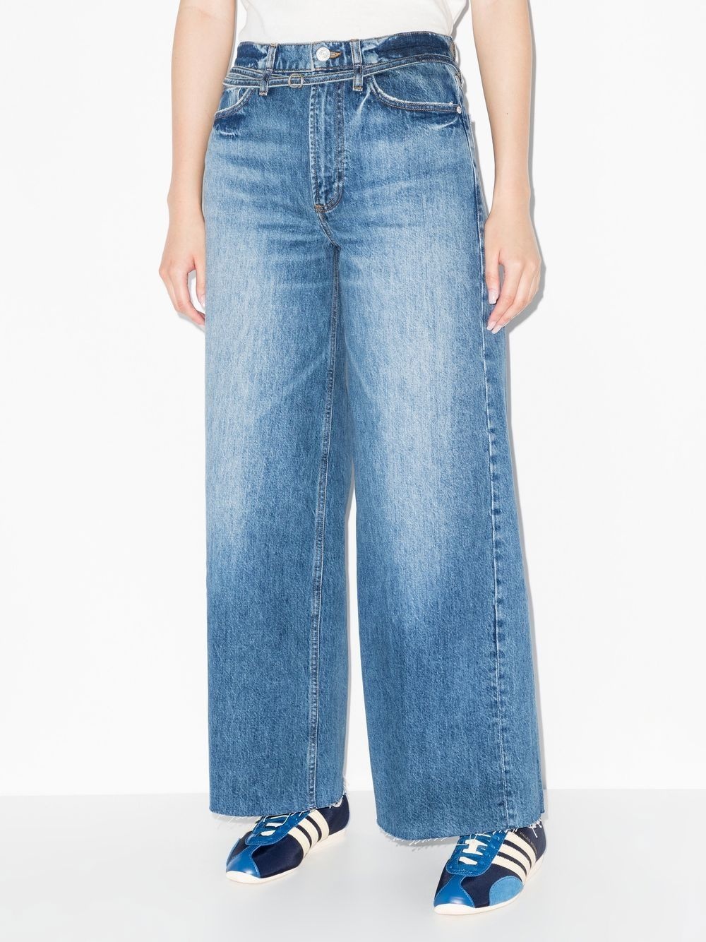 faded-effect boyfriend-cut jeans - 2