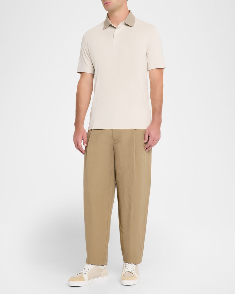 Theory Men's Anemone Kayser Jersey Polo Shirt outlook