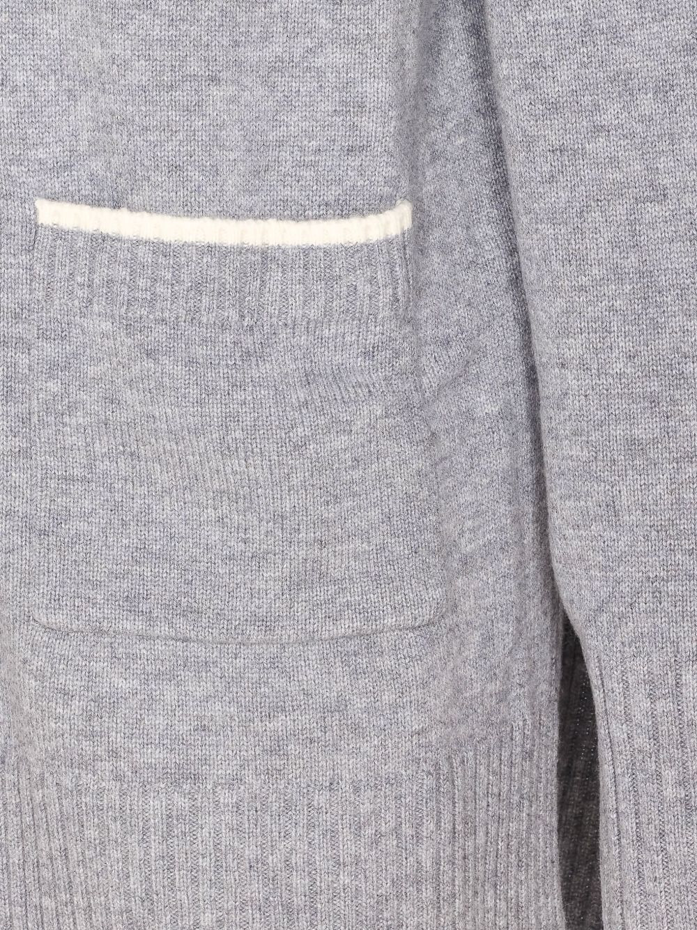 mélange-effect cardigan - 3