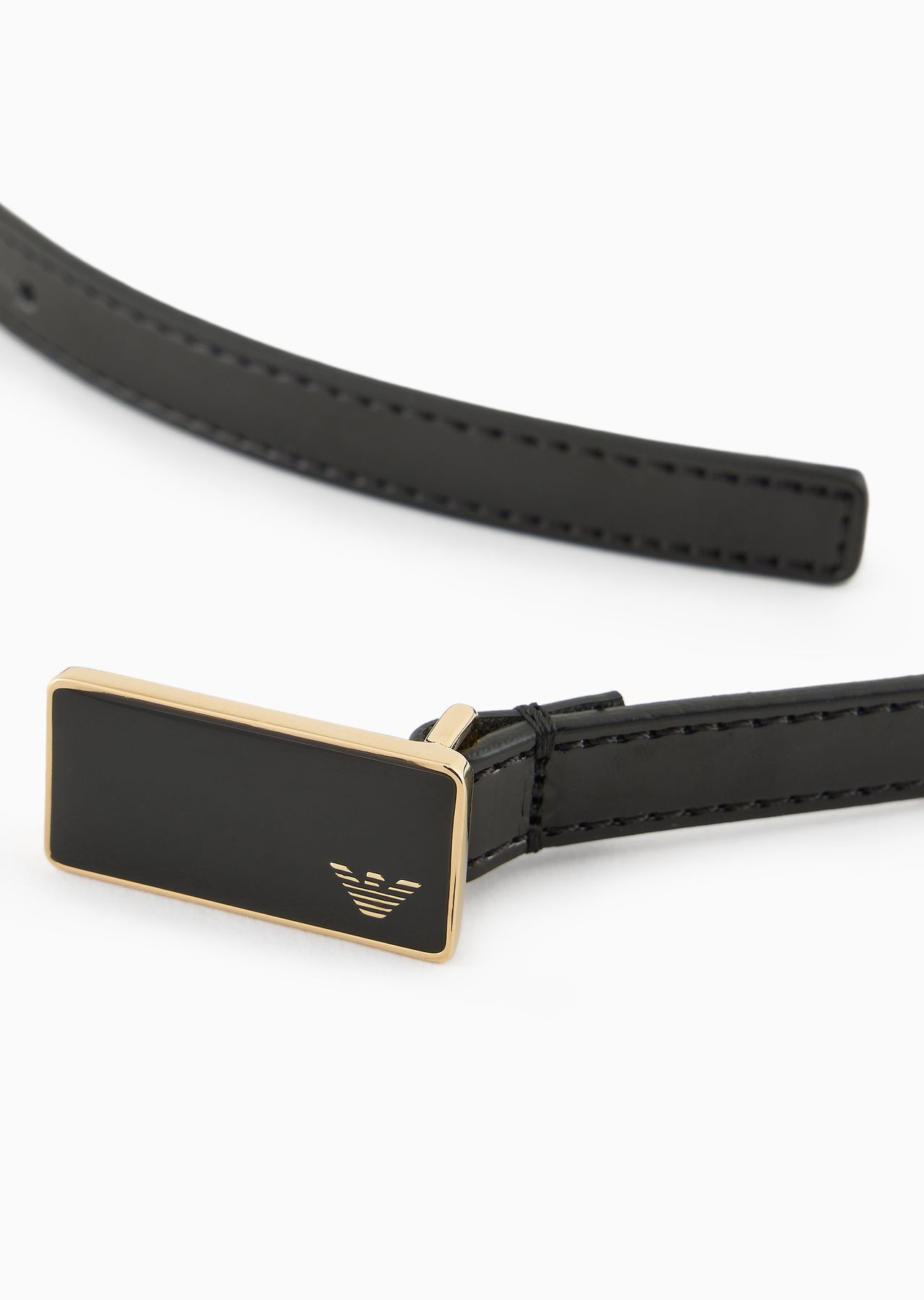 Thin belt with patent finish - 2