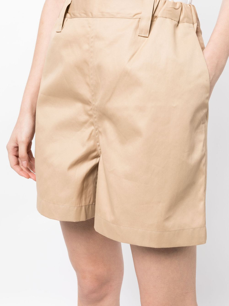 elasticated-waist cotton shorts 5