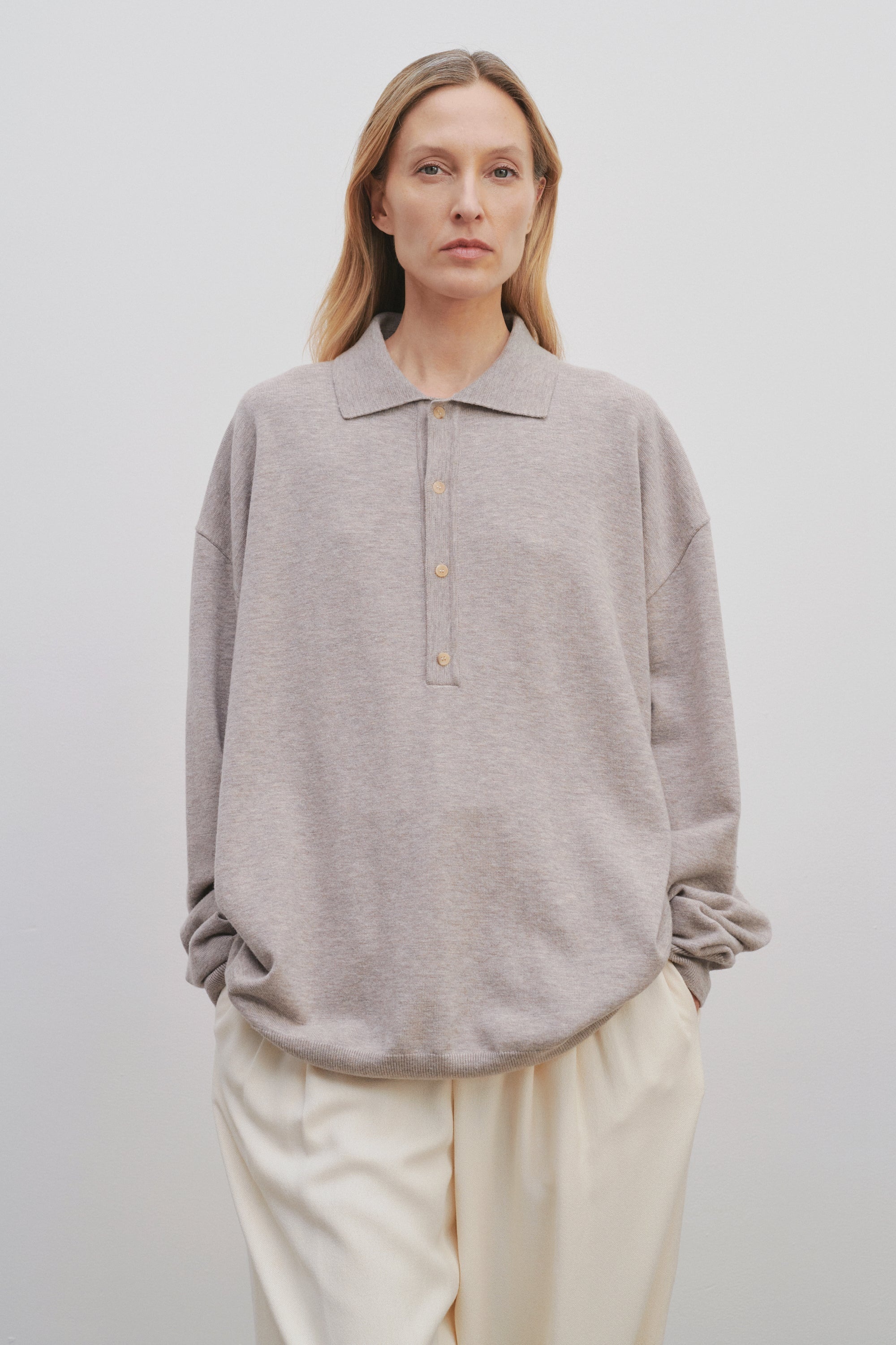 Daleyza Top in Wool and Cashmere - 3