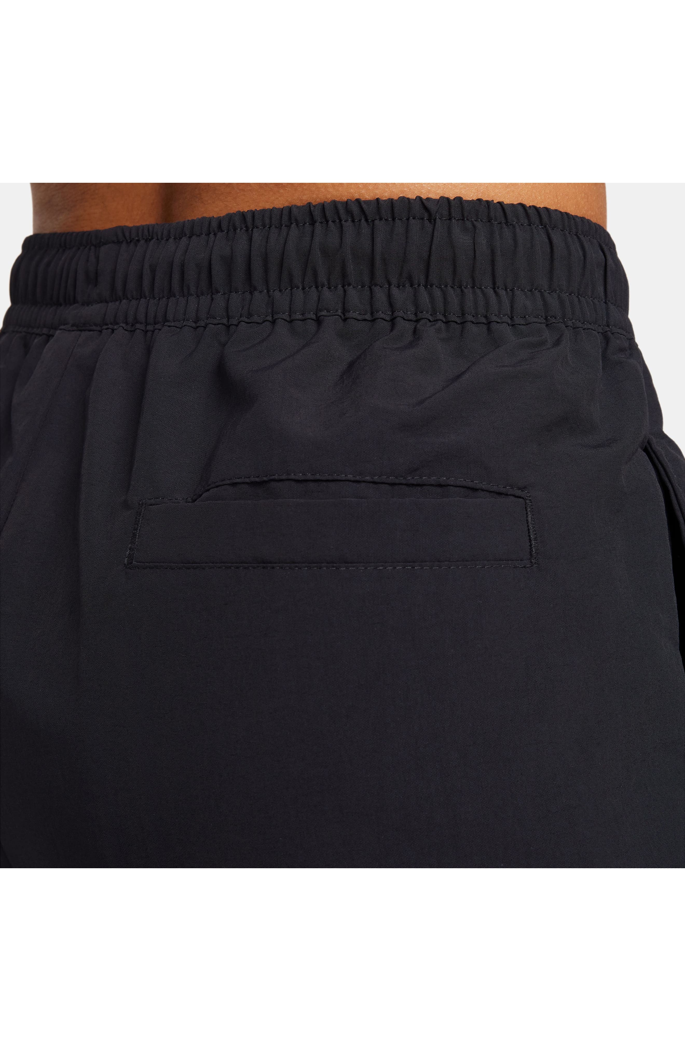 Nike Sportswear Everything Wovens Mid-Rise Open-Hem Pants in Black/white at Nordstrom - 6