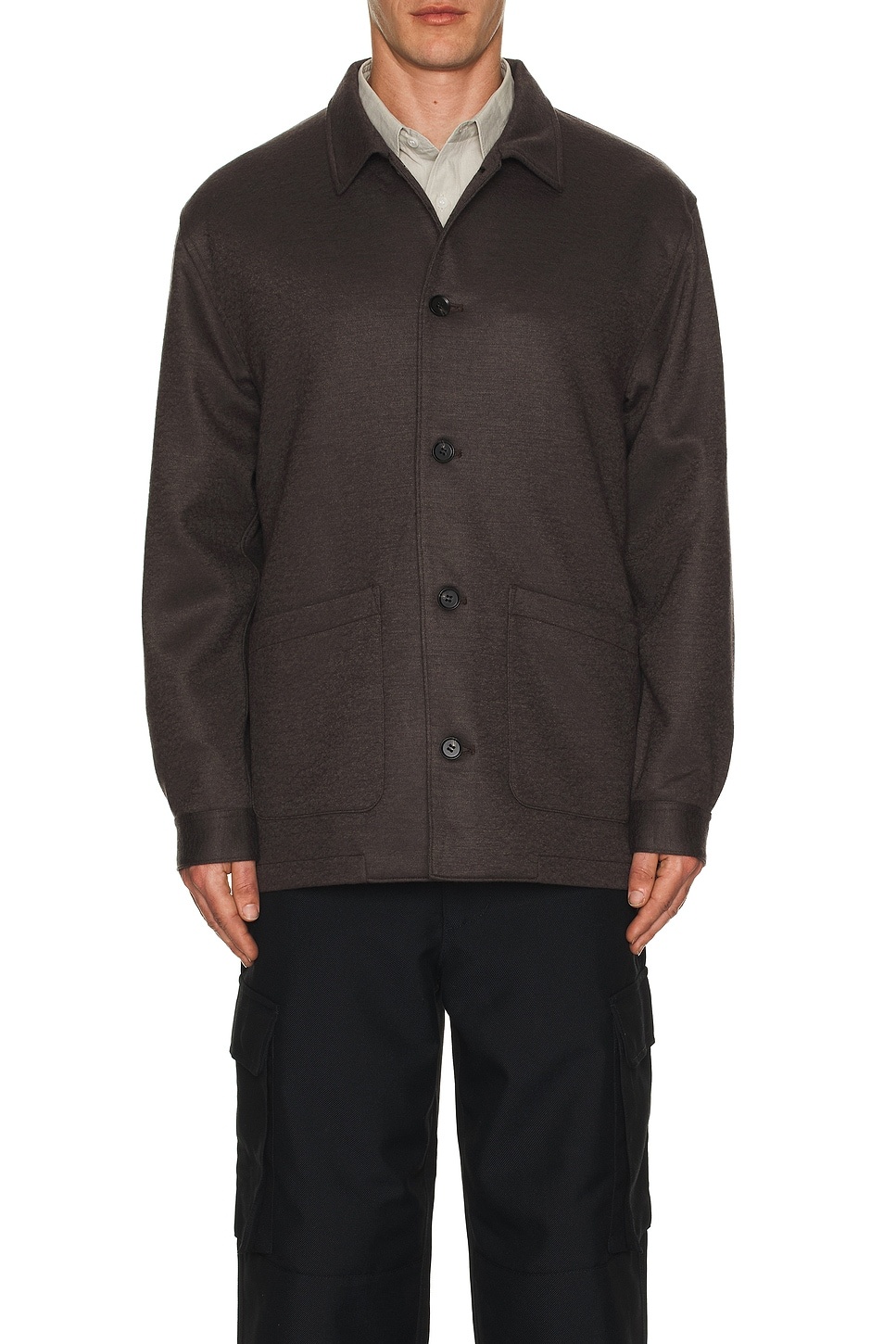Coverall Wool Shirt Jacket - 3