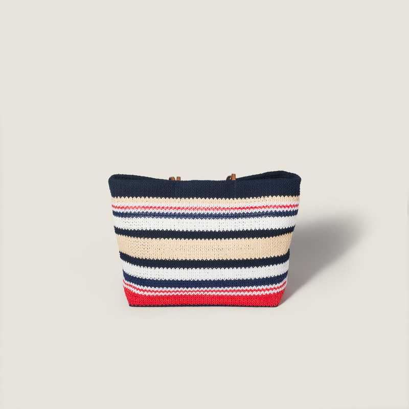Raffia-effect woven tote bag 3