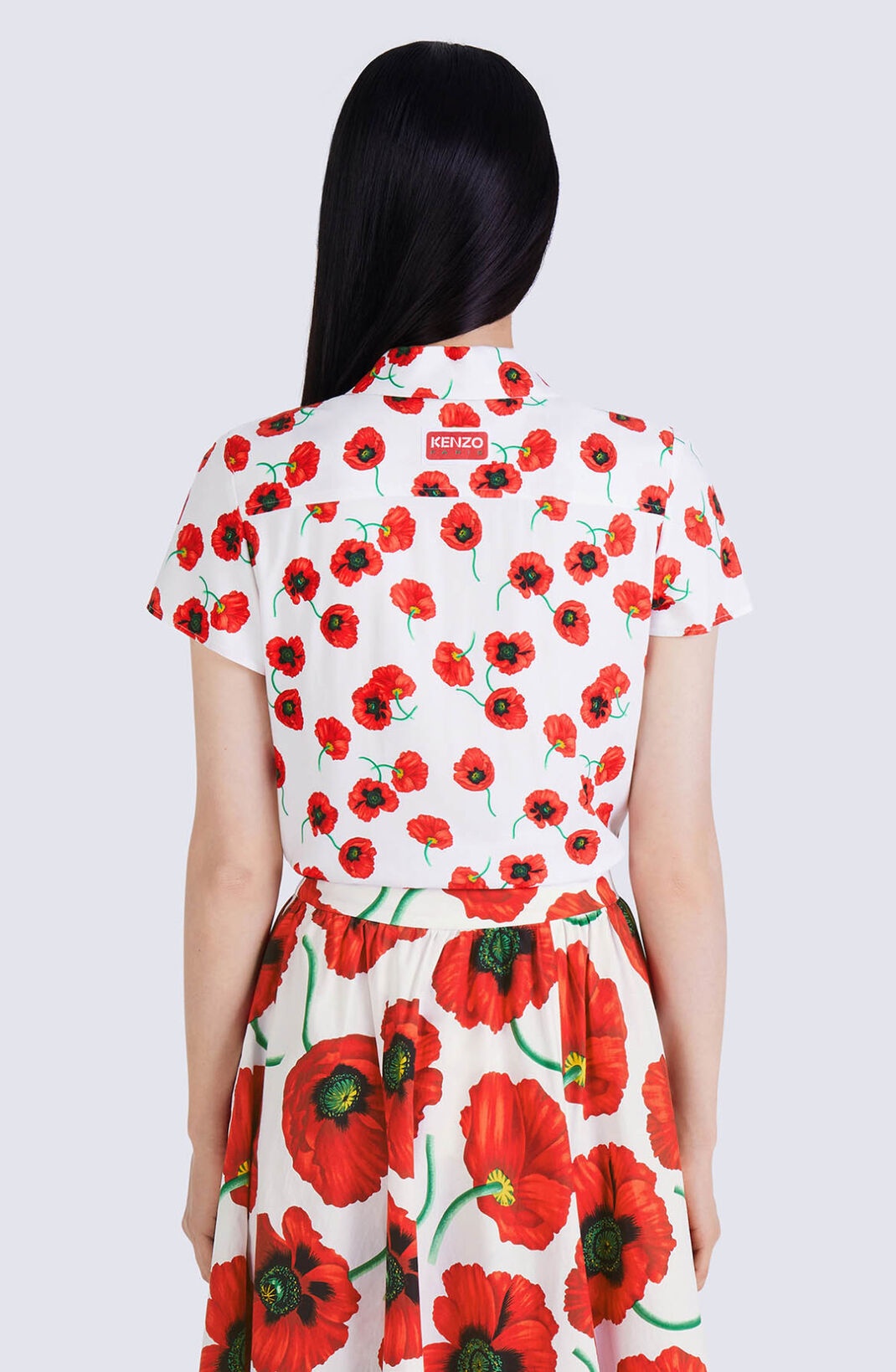 'KENZO Poppy' tie shirt - 6