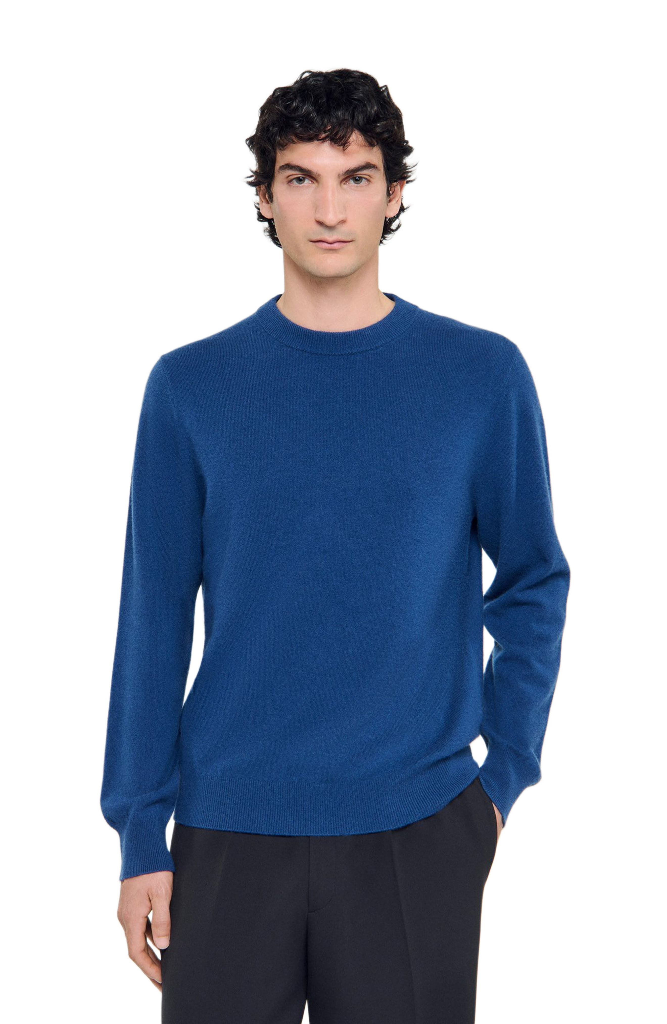 SANDRO Cashmere sweater in Blue Prusse at Nordstrom - 3