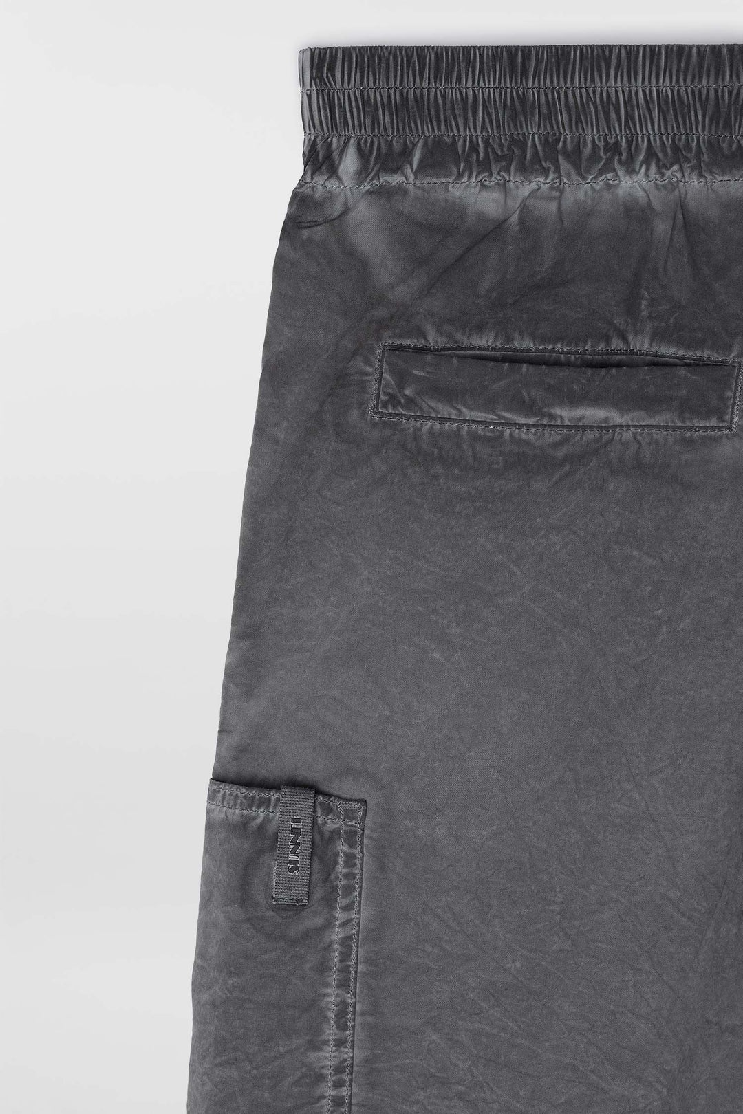 CARGO PANTS W COULISSE / anthracite - 5