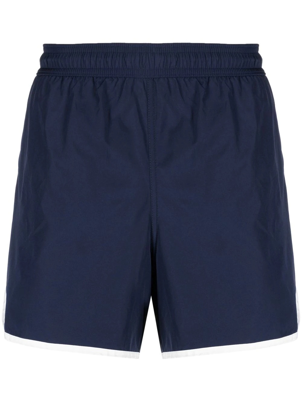contrasting trim swim shorts - 1