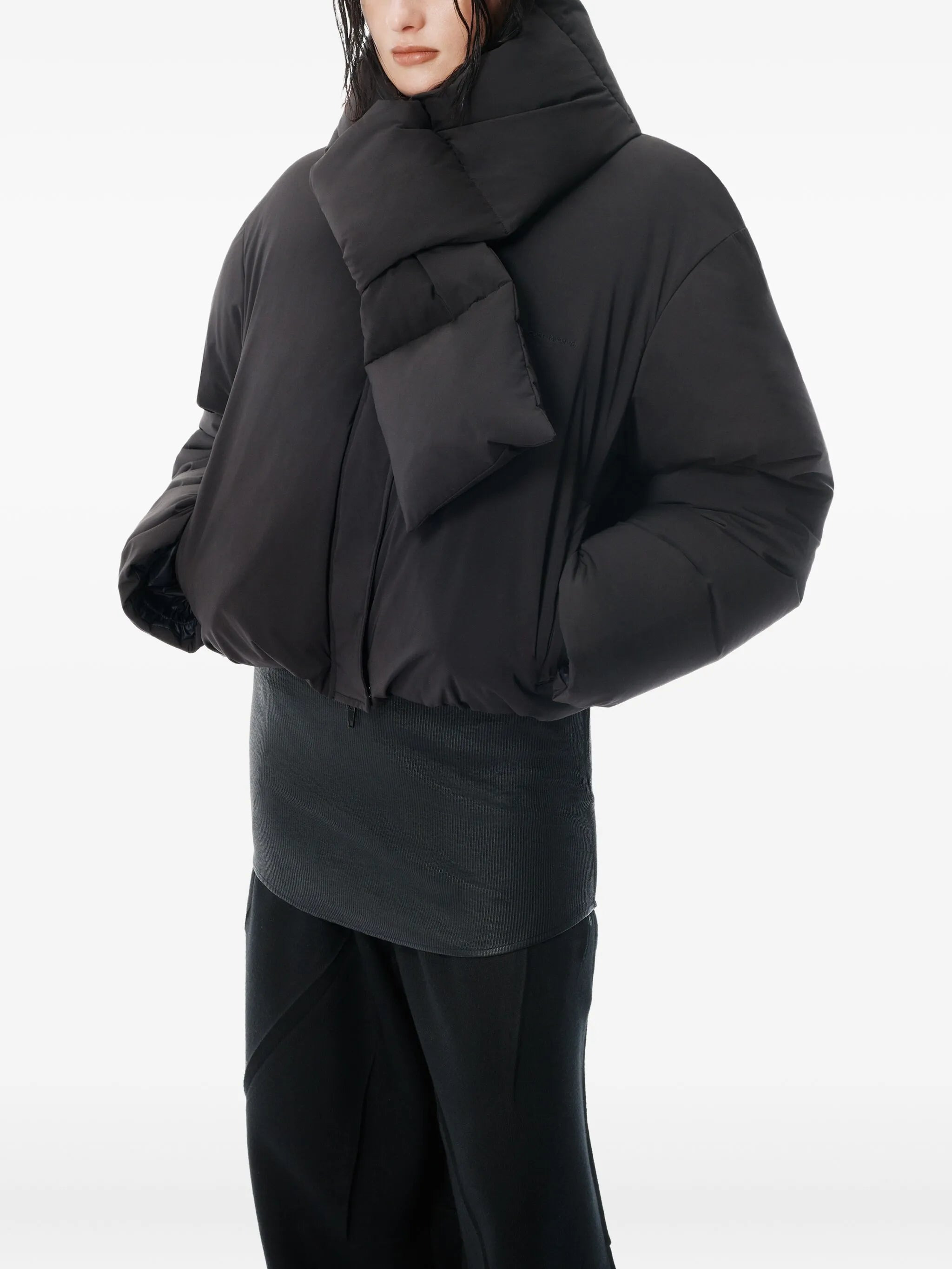 cropped puffer jacket - 5