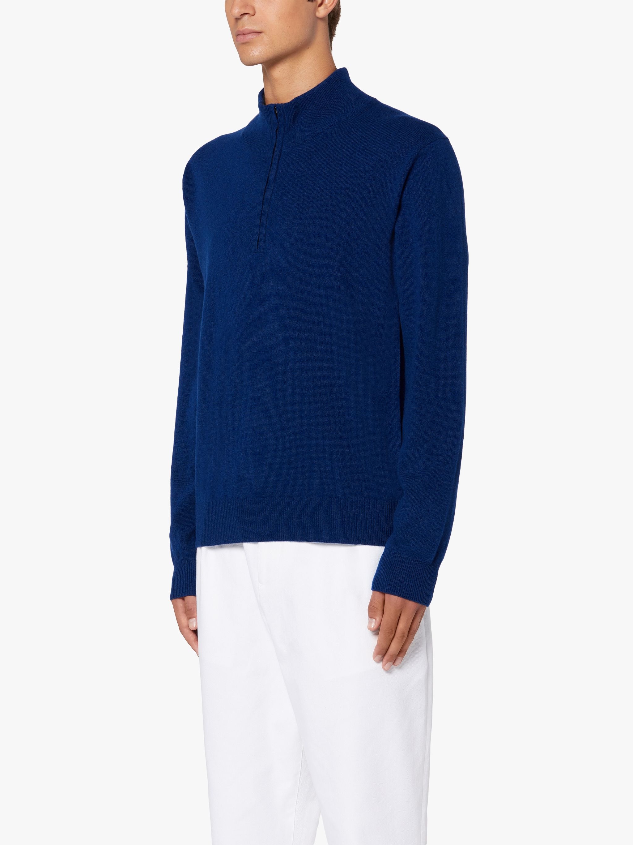 IN AND OUT NAVY WOOL SWEATER | GKM-203 - 3