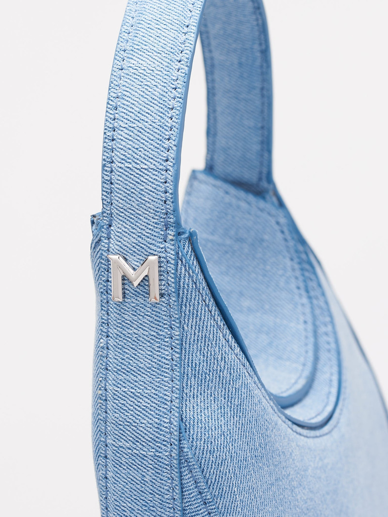 MUGLER Denim Spiral Curve 02 Bag outlook