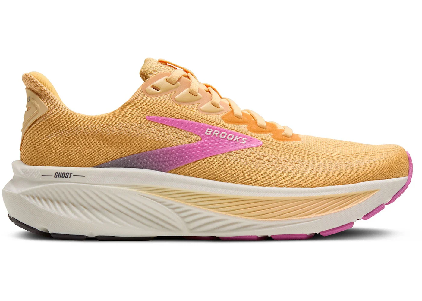 Brooks Ghost 17 Apricot Grey Pink (Women's) - 1