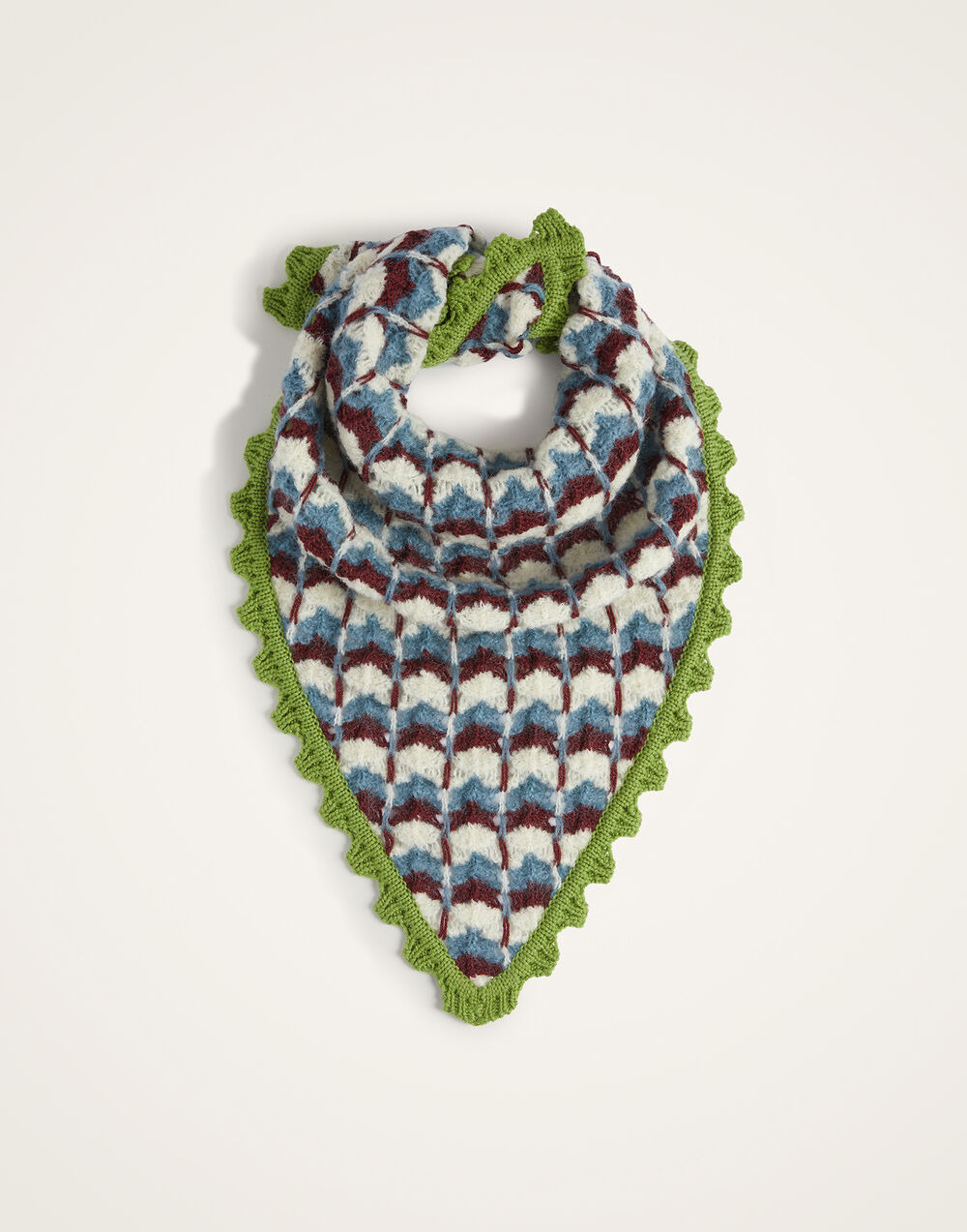 Crochet Triangle Scarf - 5