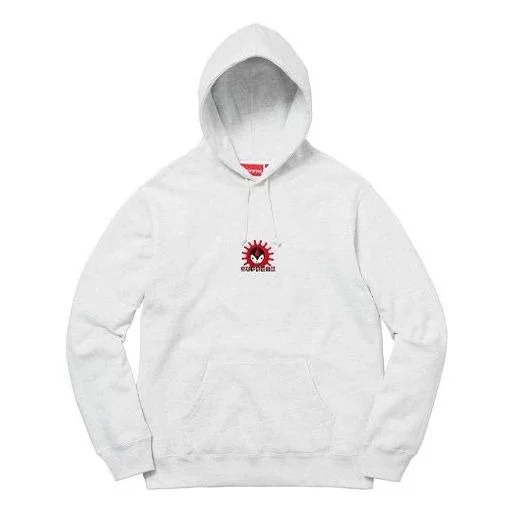 Supreme FW18 Vampire Hoodie 'Grey' SUP-FW18-255 - 1