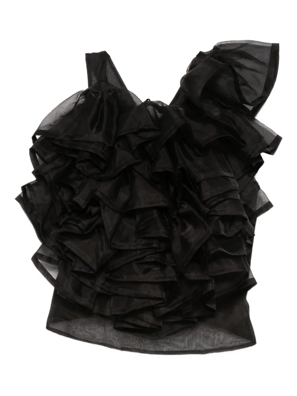 ruffled volant top - 1