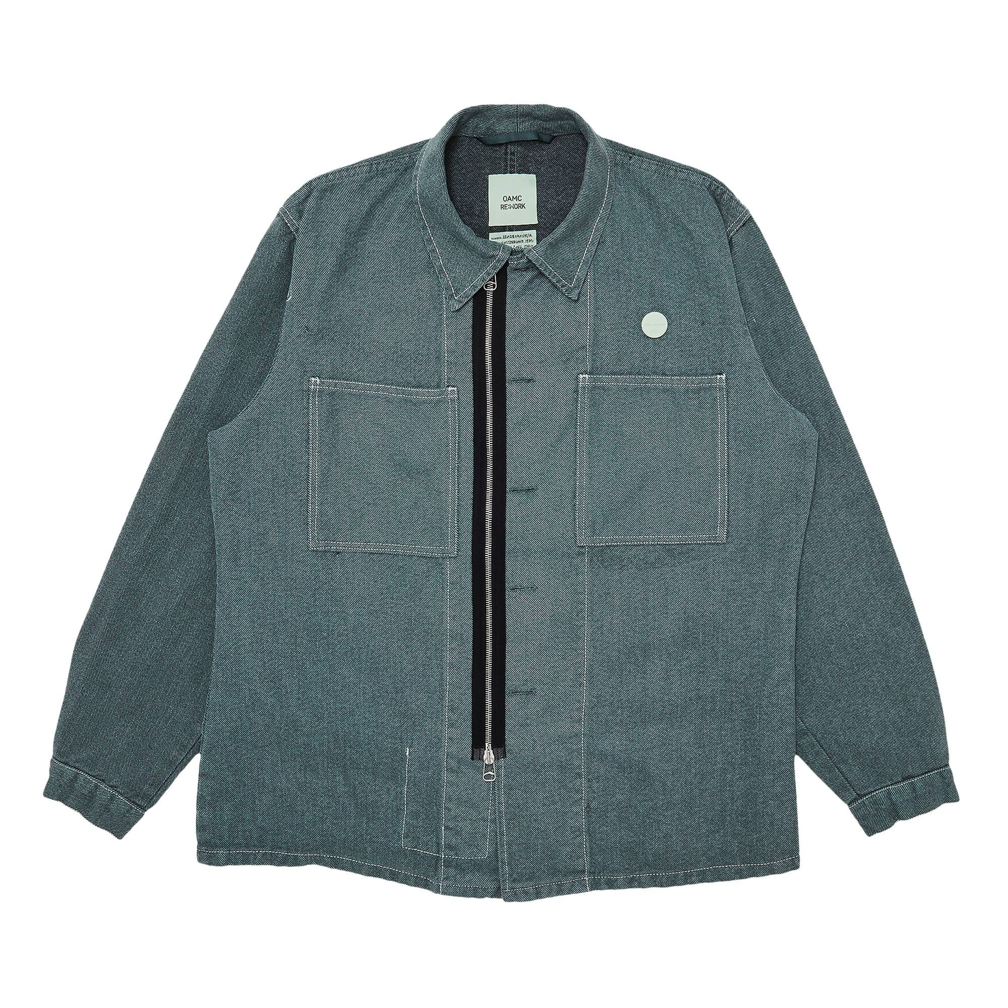 OAMC Woven Re Work Work Shirt 'Opal Green' - 1