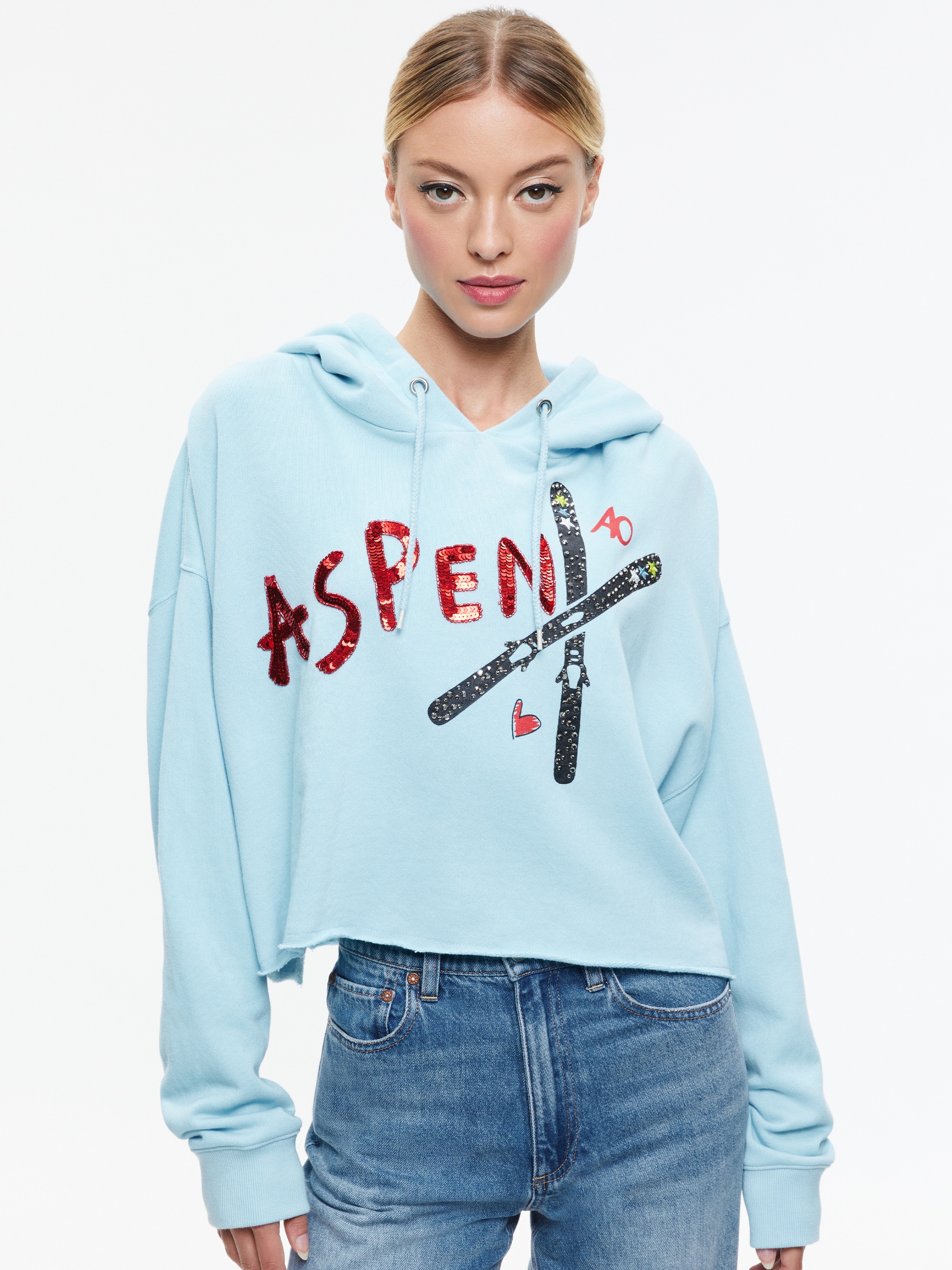 SUNNY BOXY CROPPED HOODIE - 2
