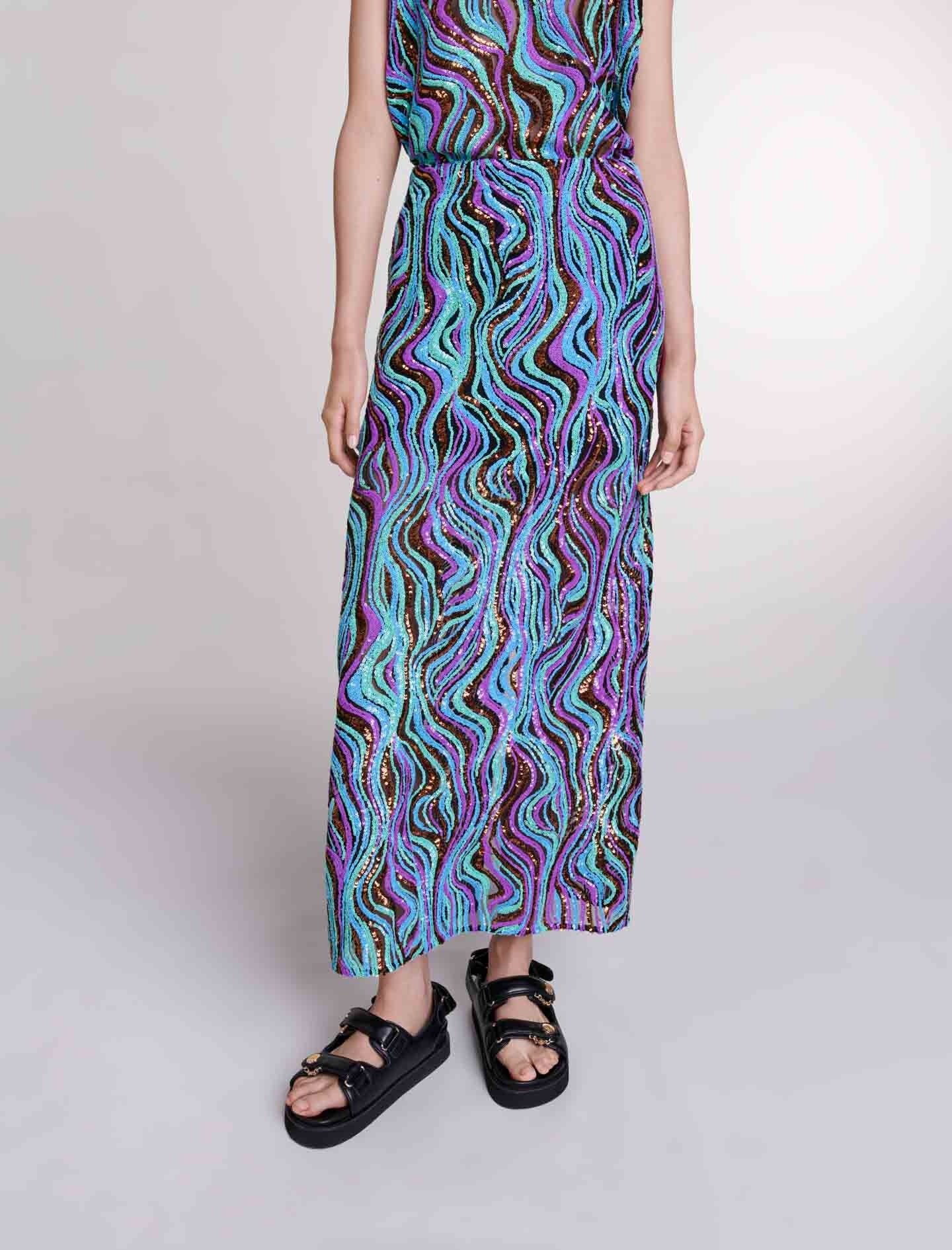 Sequin maxi skirt - 6