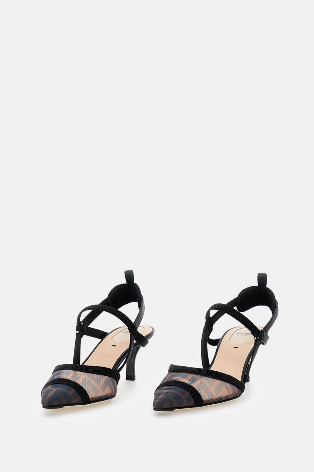 SLINGBACK KITTEN MESH - 8