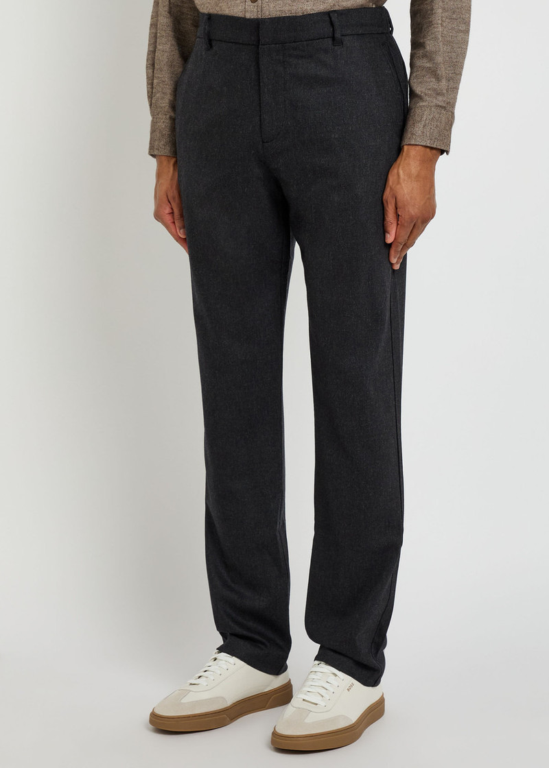 Sunspel Sunspel Tapered-leg Wool and Cashmere-blend Trousers outlook